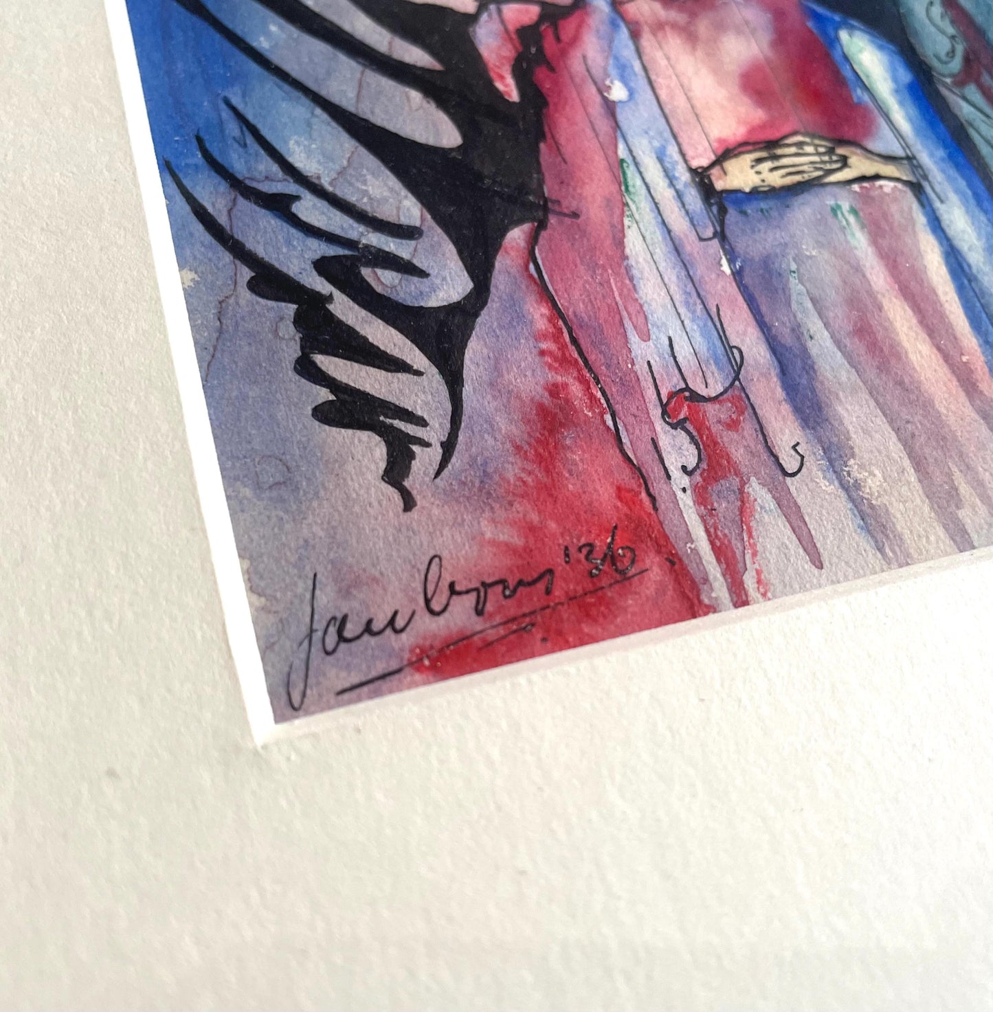 Original 1936 European Dutch Expressionist Signed Painting