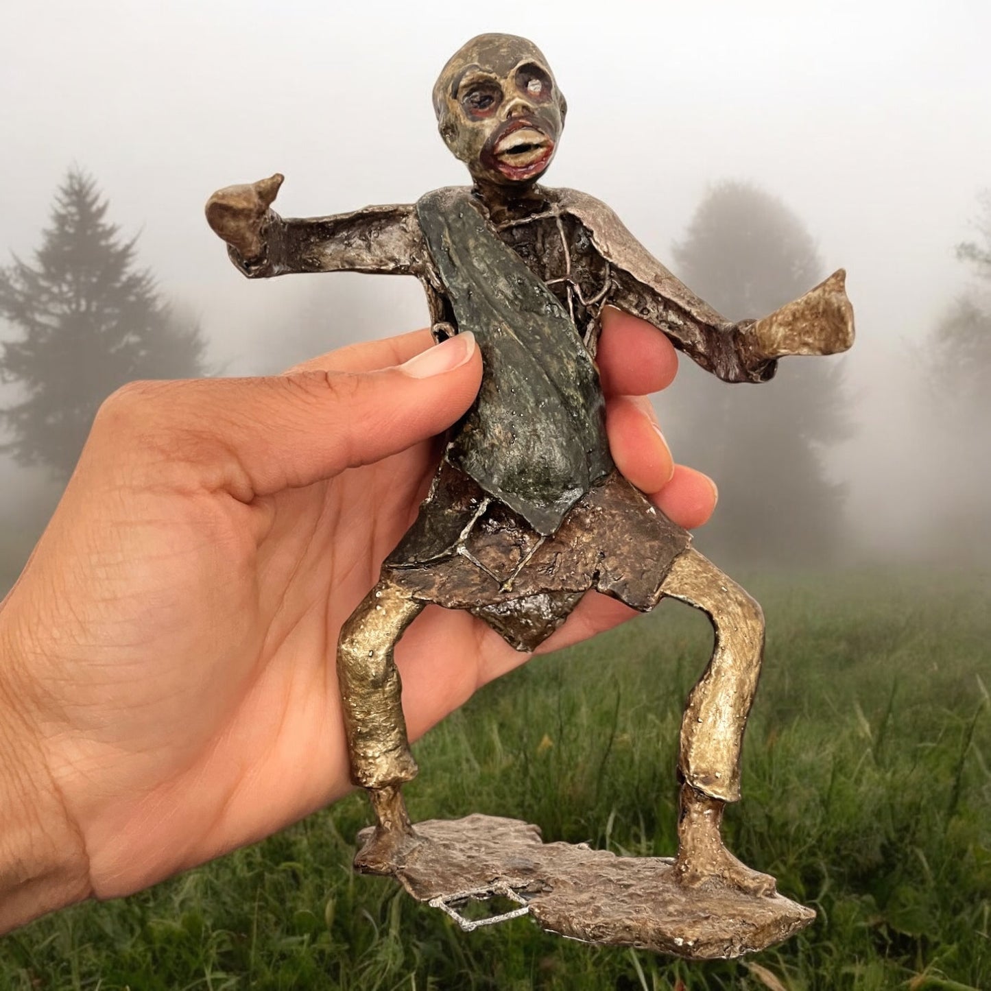 1987 Zombie Beeldje Sculptuur from Jan Van Munster Galerie Den Haag