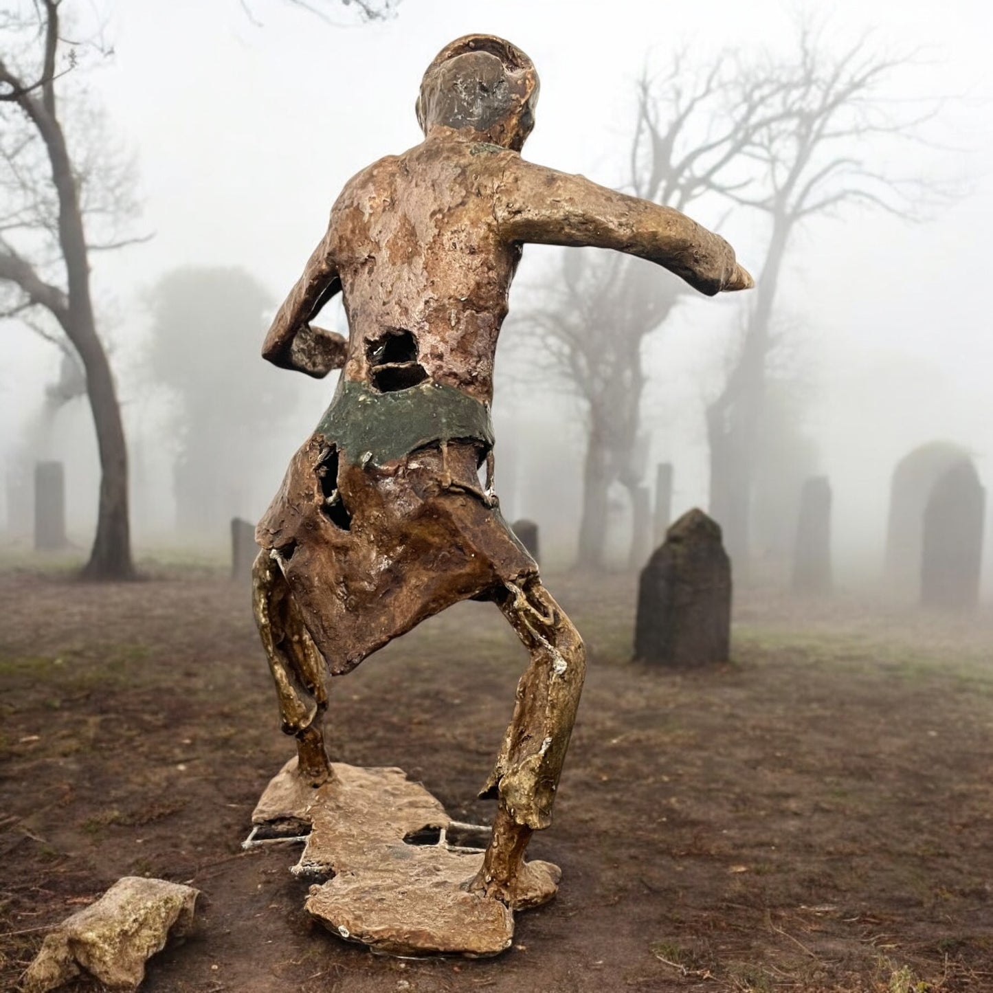 1987 Zombie Beeldje Sculptuur from Jan Van Munster Galerie Den Haag