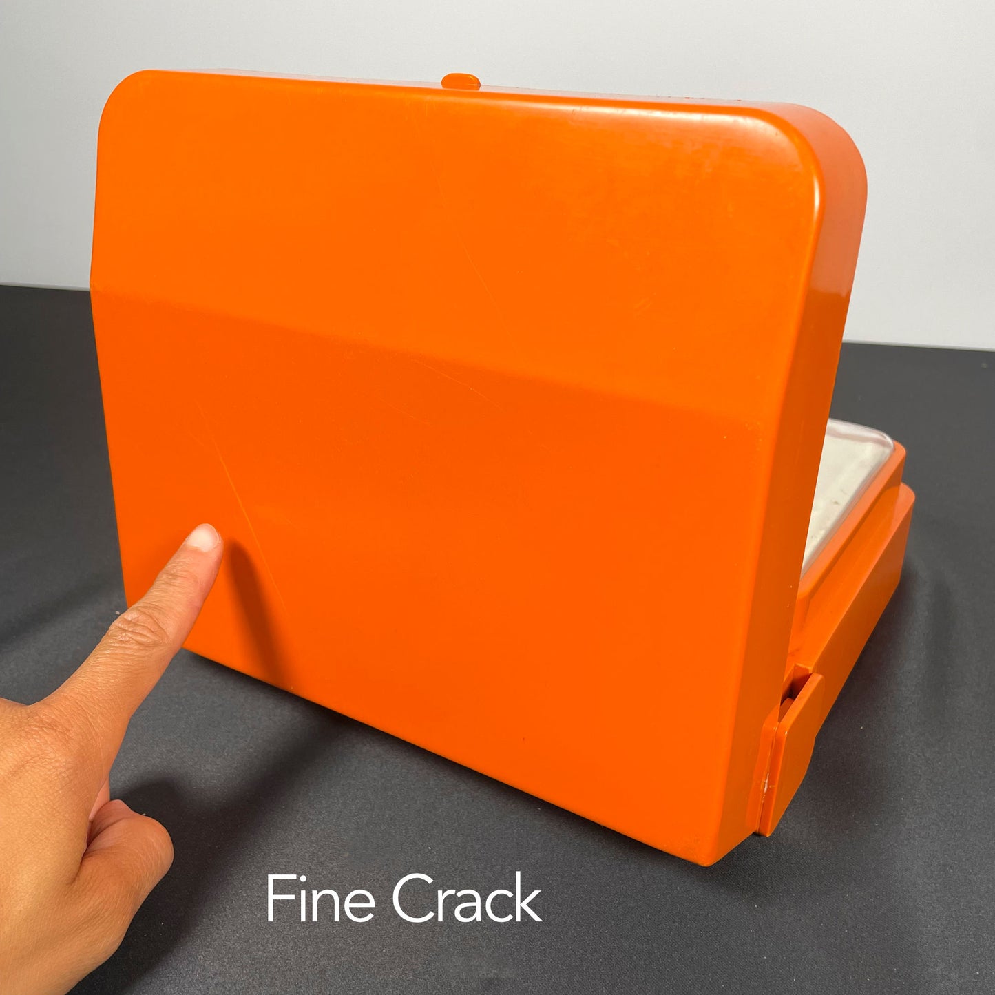 Vintage Orange Vendex German Wall Mounting Kitchen Scale Keukenweegschaal