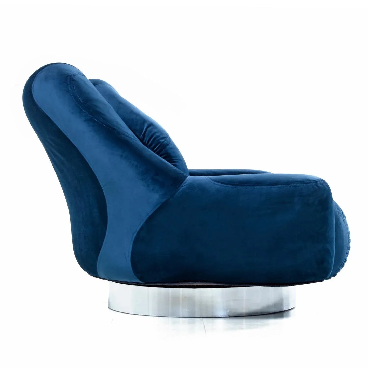 Guido Faleschini Nineteen-Laties Swivel Lounge Chair by Mariani for Pace