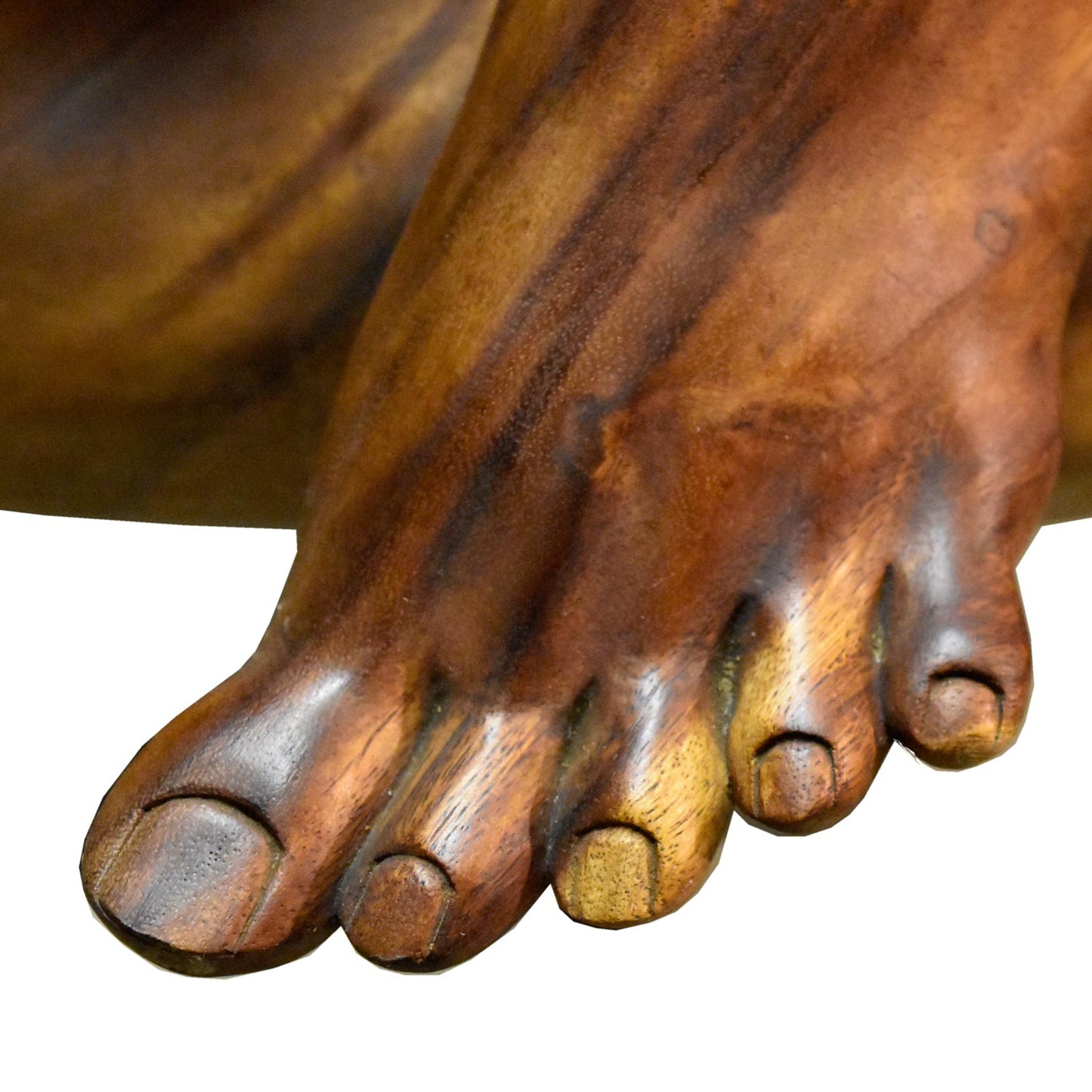 Massive Hand Carved Monkey Pod Exotic Hardwood Lovers Embrace Coffee Table