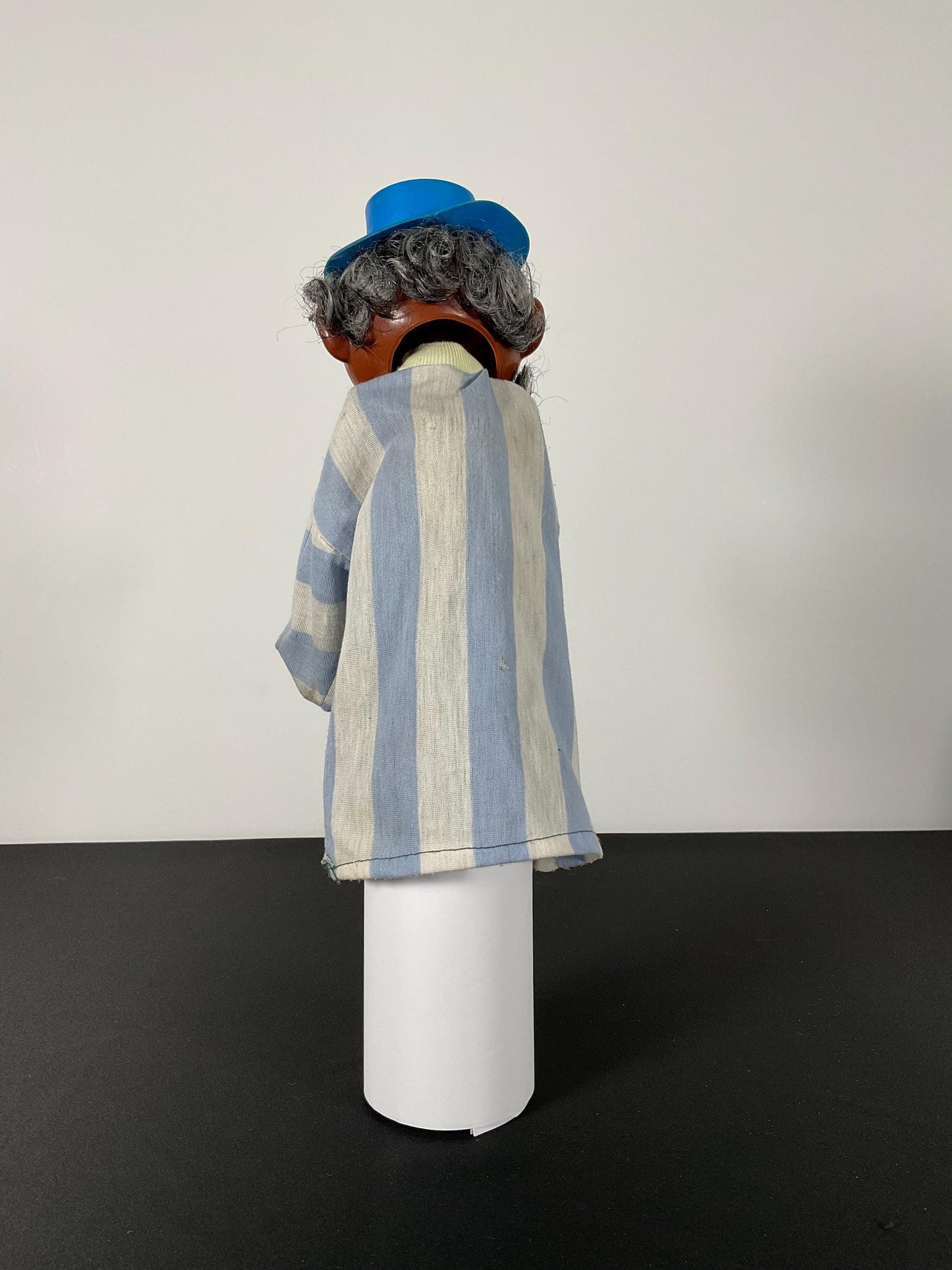 Pair of Vintage Boxing Hand Puppets Asian Man and Clown