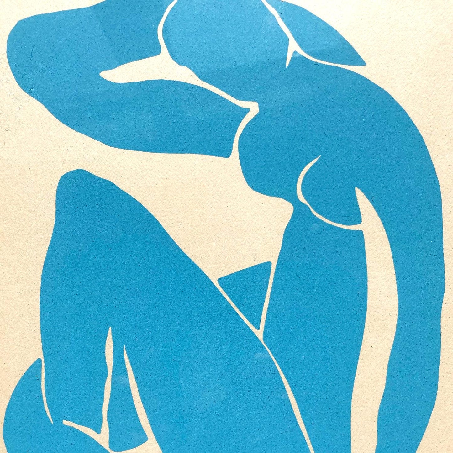 Vintage Henri Matisse Nu Bleu II Framed Print