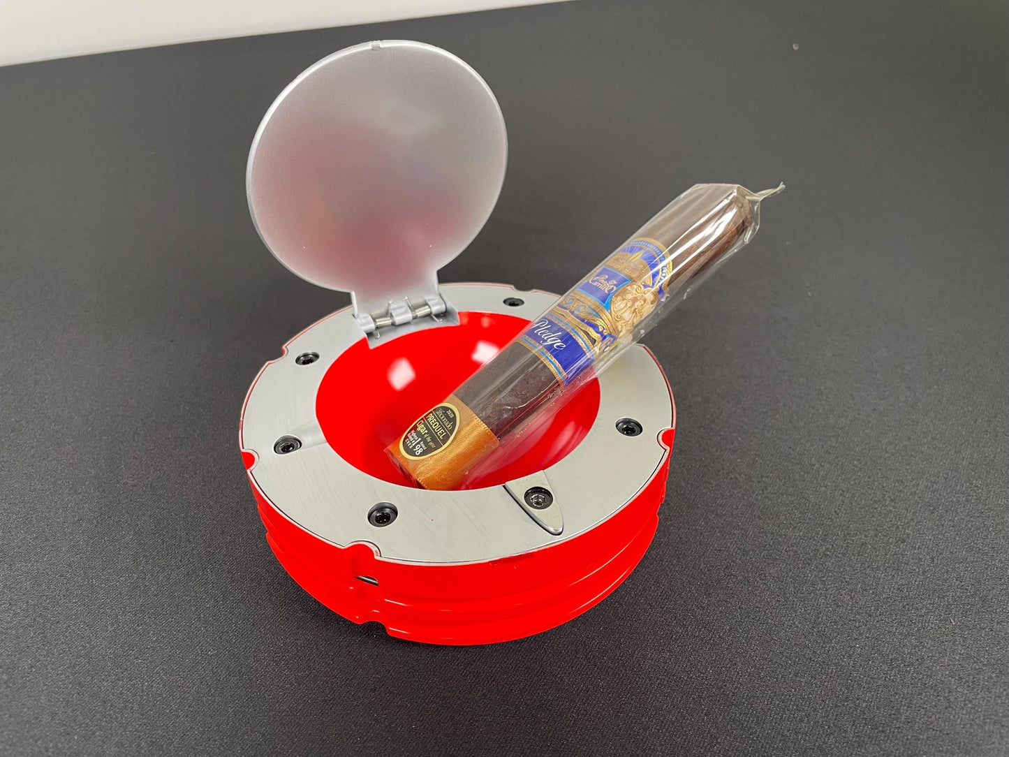 Ferrari F1 Metal and Red Enameled Ashtray Asbak