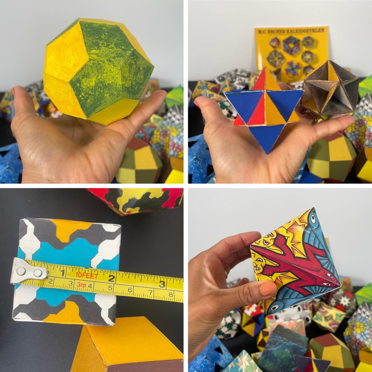 M.C Escher Kaleidozyklein Book with Origami Designs