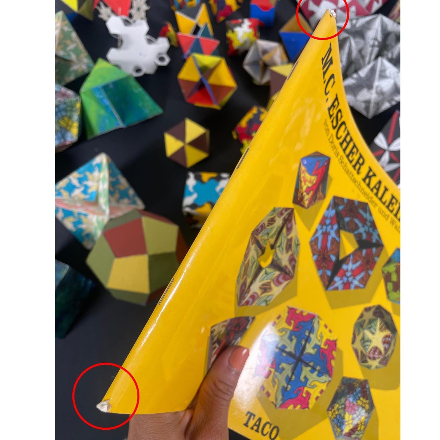 M.C Escher Kaleidozyklein Book with Origami Designs