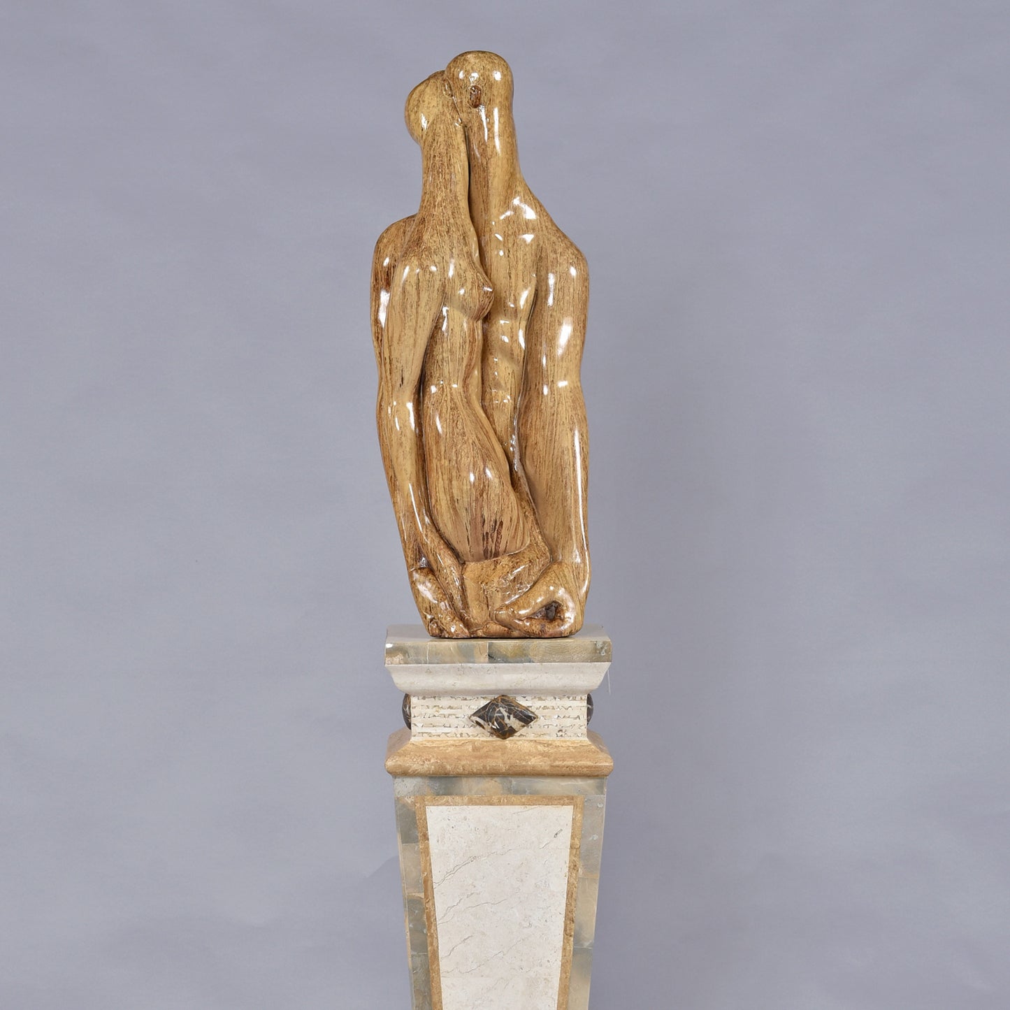 Pygmalion and Galatea Modern Sculpture by Cuban Artist Manuel Carbonell
