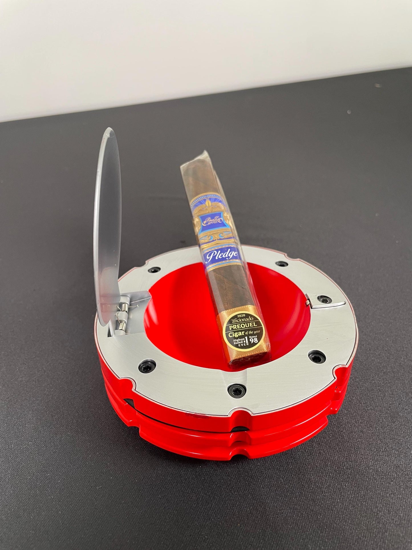 Ferrari F1 Metal and Red Enameled Ashtray Asbak