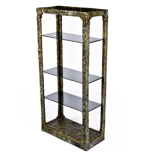 Adrian Pearsall for Craft Associates Brutalist Etagere Display Shelves