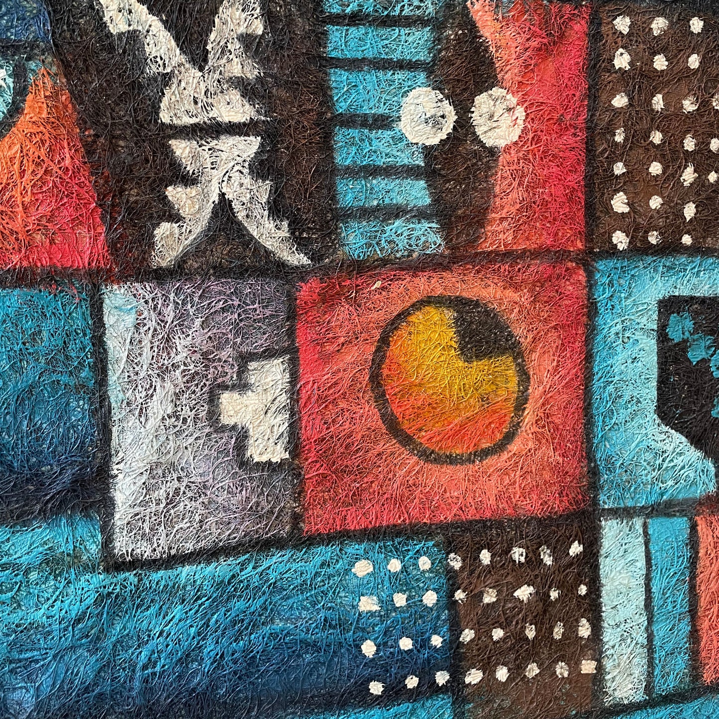 Twee schilderijen uit het midden van de 20e eeuw van B. Long