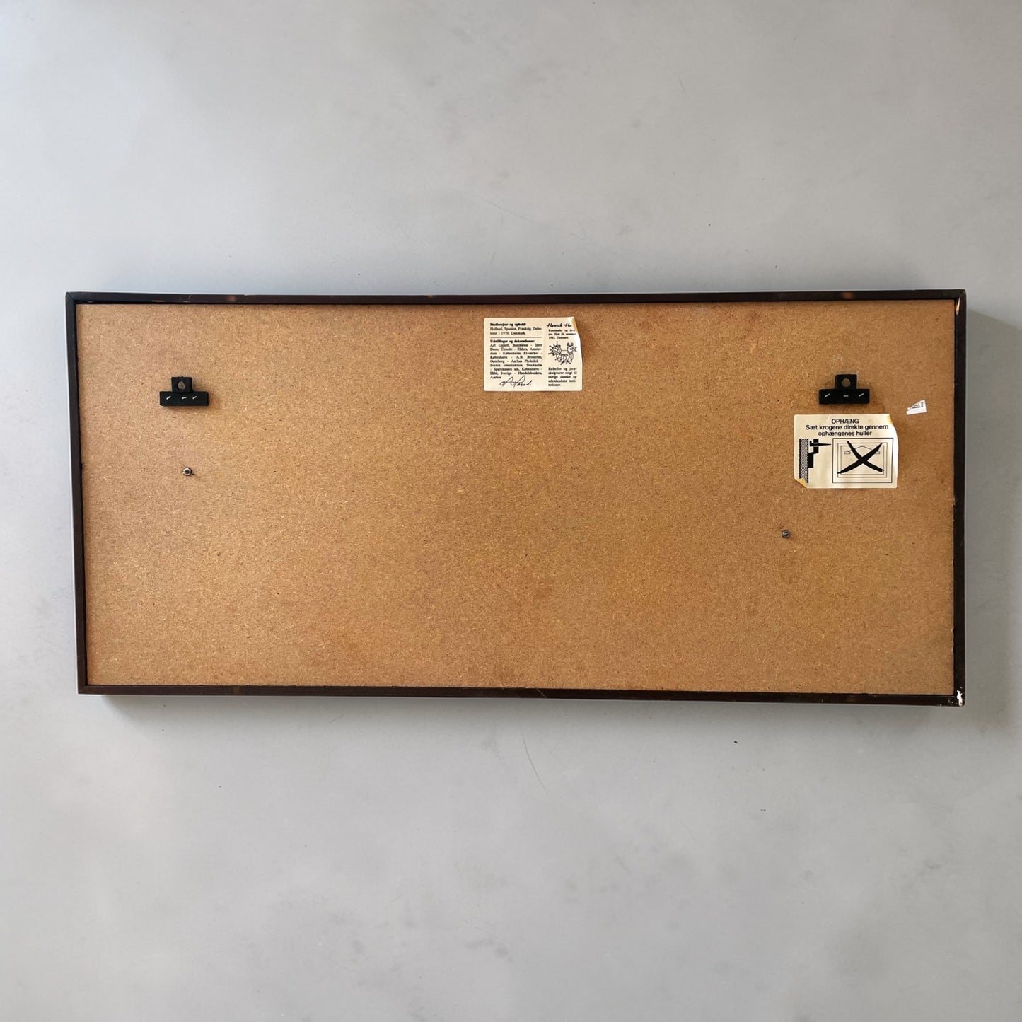 Henrik Horst Jaren 70 Deens Brutalistische Metalen Wandsculptuur
