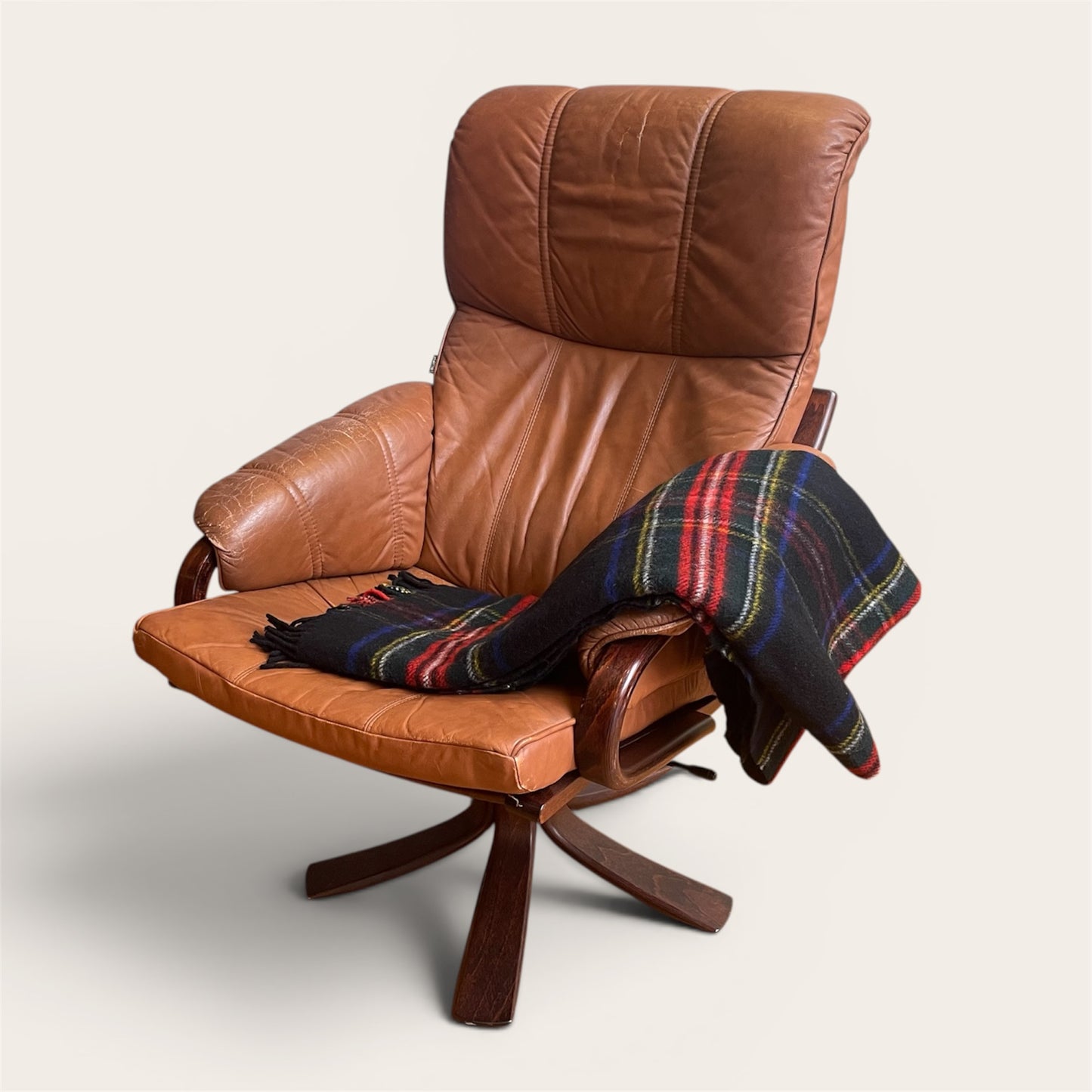 Johnston's of Elgin Scotland Luxe Plaid Tartan Deken van 100% Wol