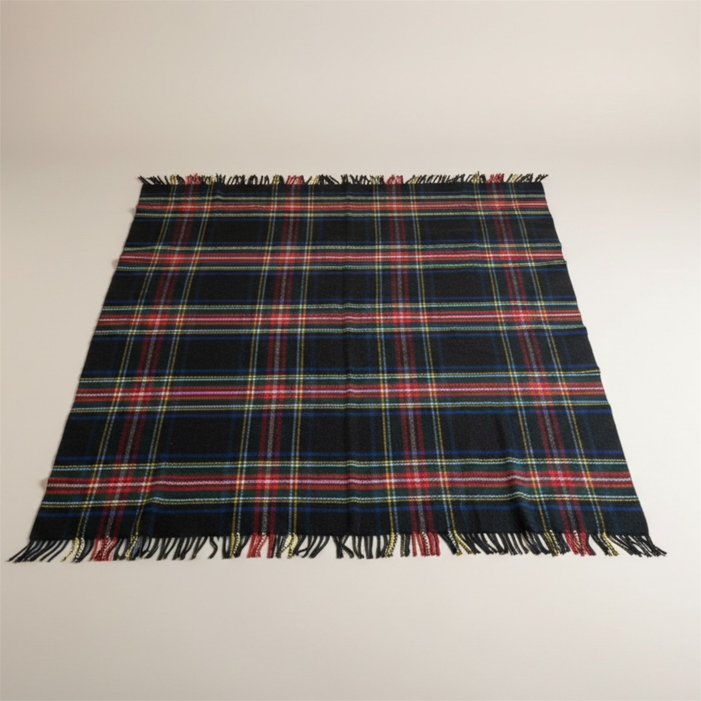 Johnston's of Elgin Scotland Luxe Plaid Tartan Deken van 100% Wol