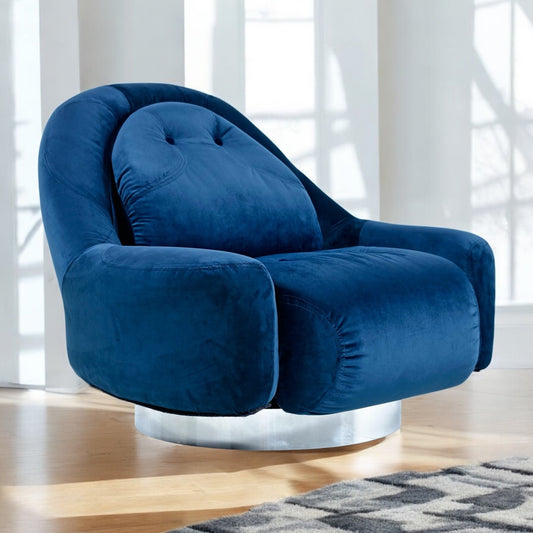 Guido Faleschini Nineteen-Laties Swivel Lounge Chair by Mariani for Pace