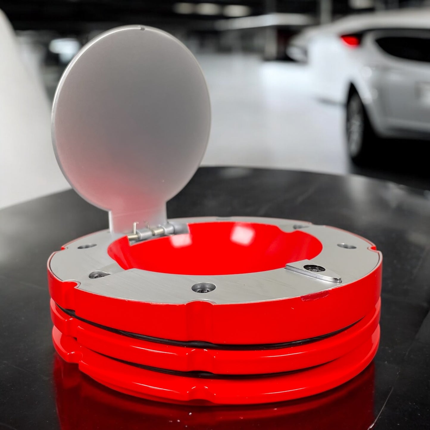 Ferrari F1 Metal and Red Enameled Ashtray Asbak