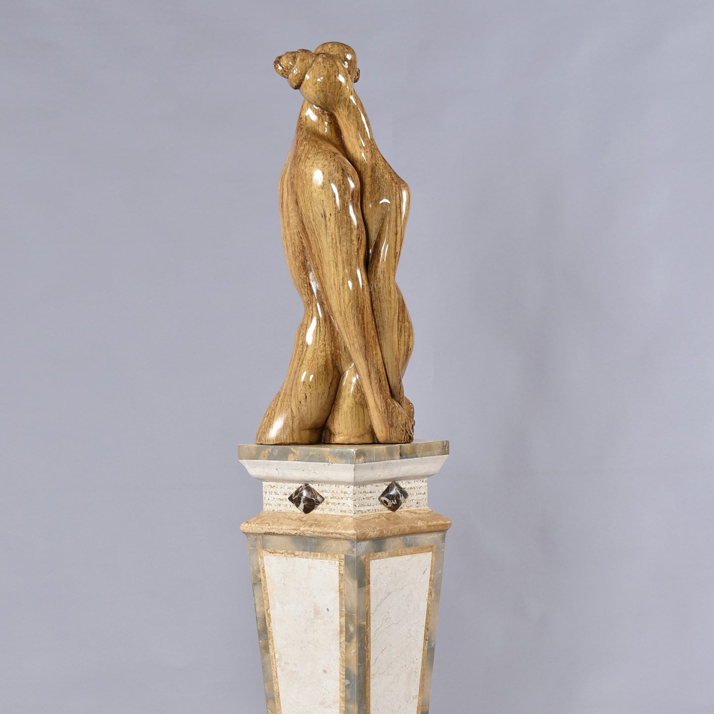 Pygmalion and Galatea Modern Sculpture by Cuban Artist Manuel Carbonell