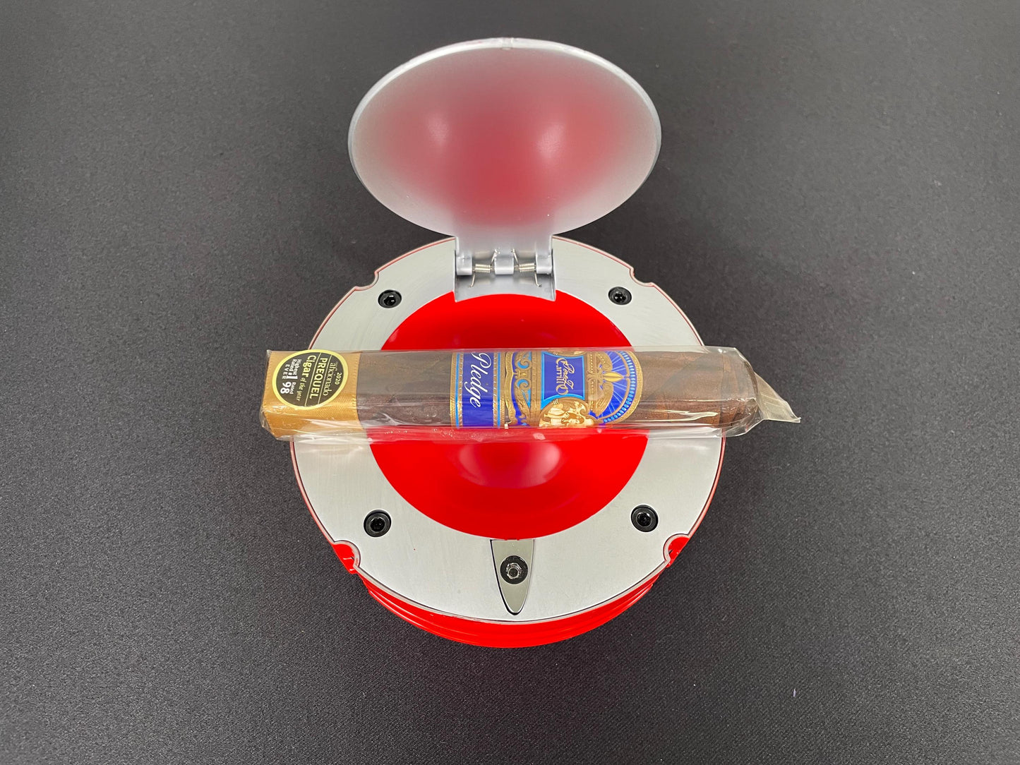Ferrari F1 Metal and Red Enameled Ashtray Asbak
