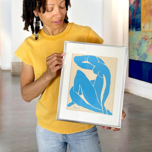Vintage Henri Matisse Nu Bleu II Framed Print