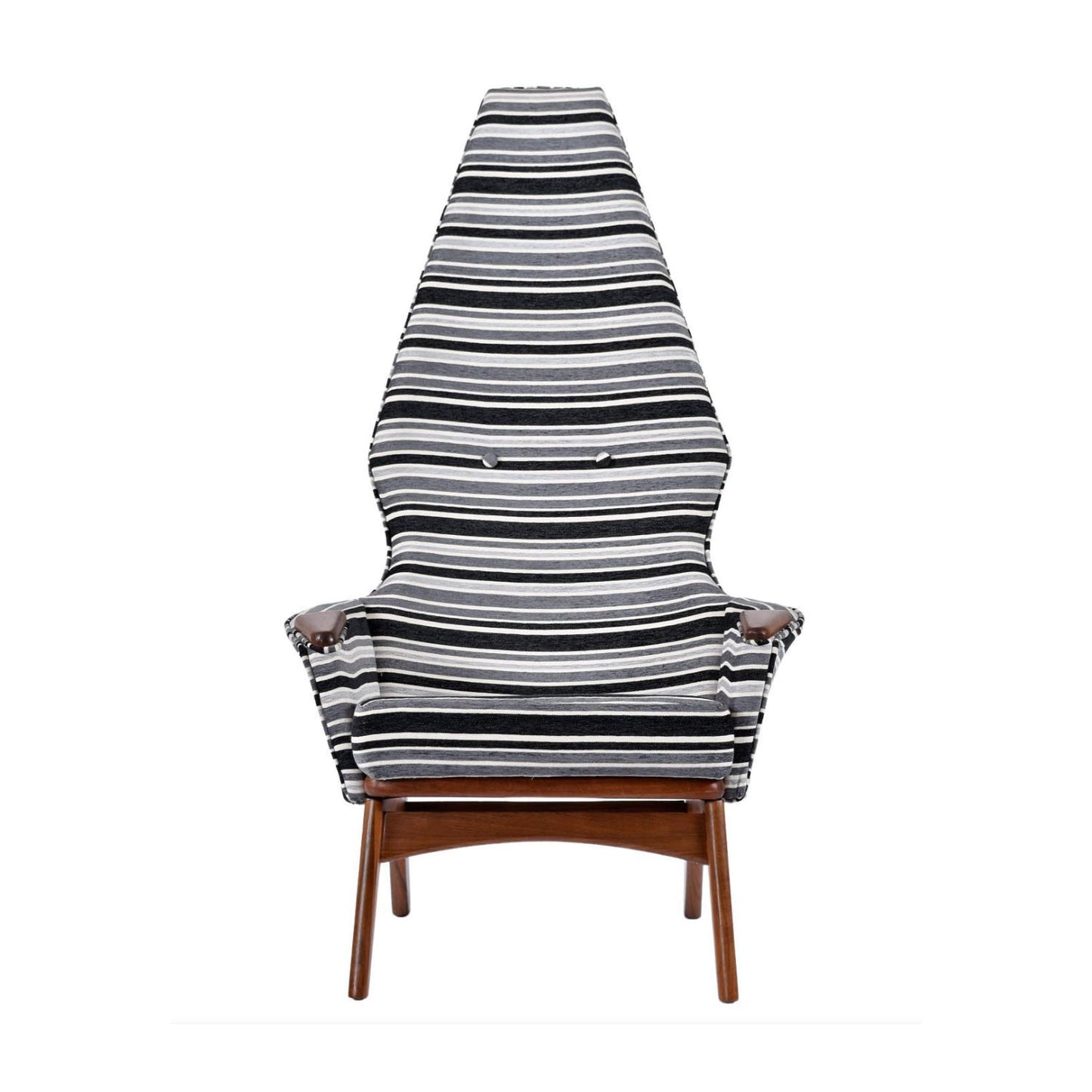 Restored Adrian Pearsall For Craft Associates 2056-C Highback Lounge Chair