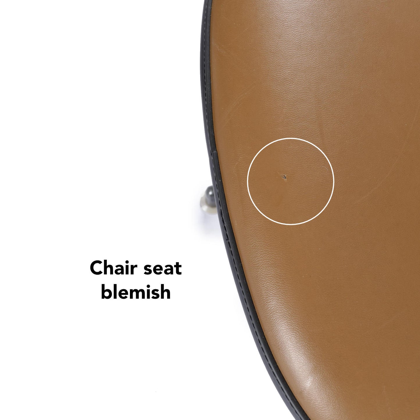 Herman Miller Eames Tandem Bench with Brown Naugahyde Pad Shell Chairs