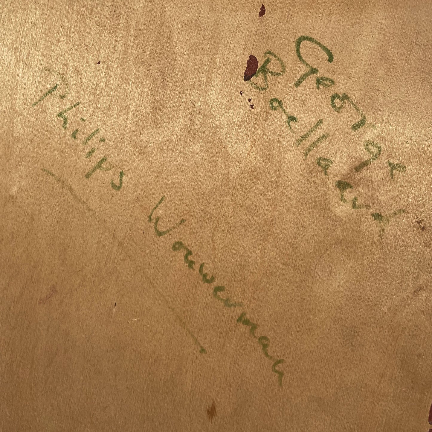 Reproductie van George Boellaard van het olieverfschilderij 'Grijze Paard' van Wouwermans