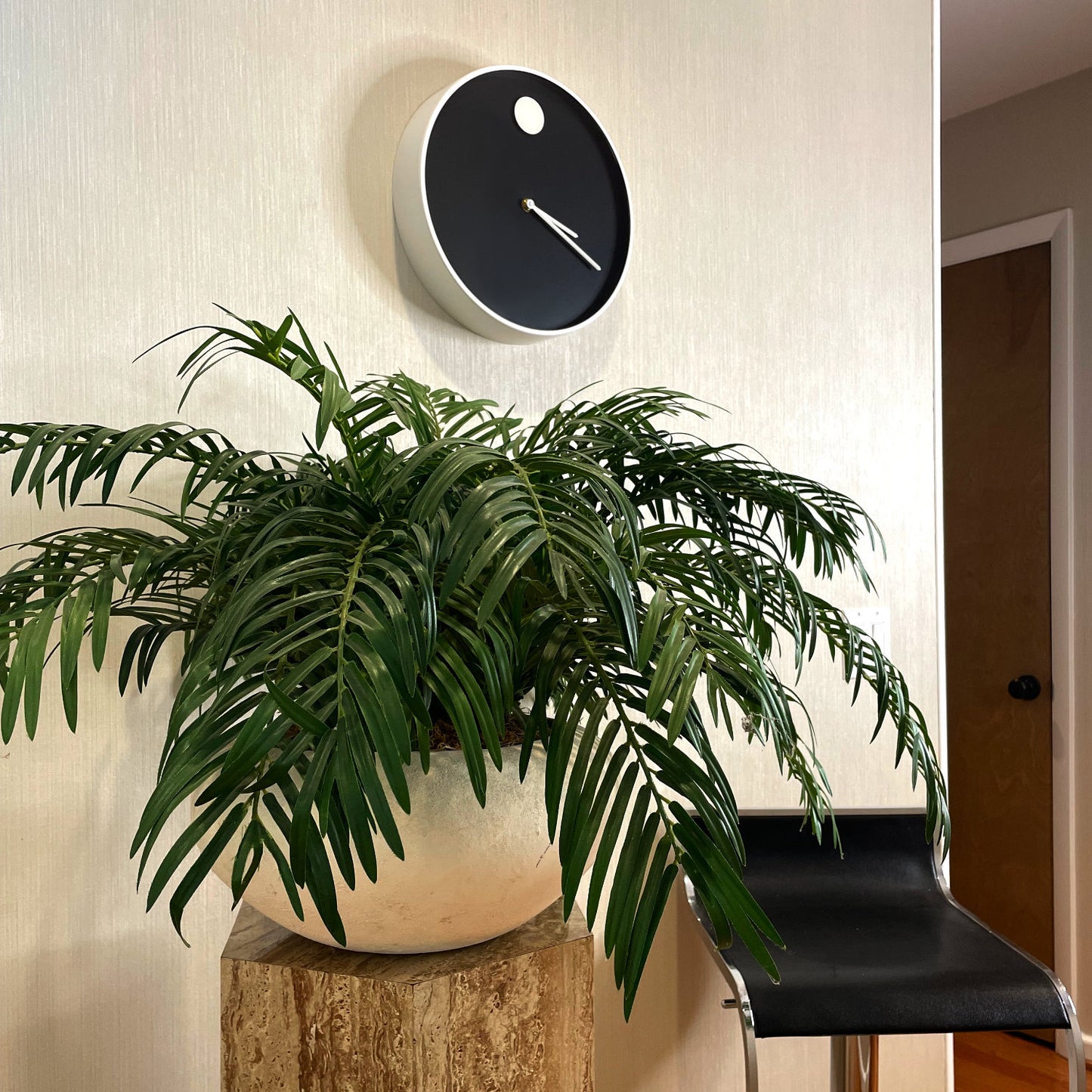 Restored Nathan George Howard Museum Wall Clock for Howard Miller